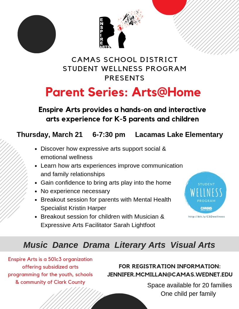 Enspire Arts K-5 Night: Camas